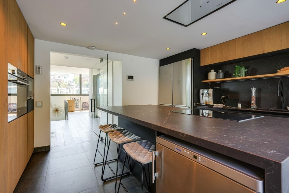 Modern kitchen with island luxury Spain